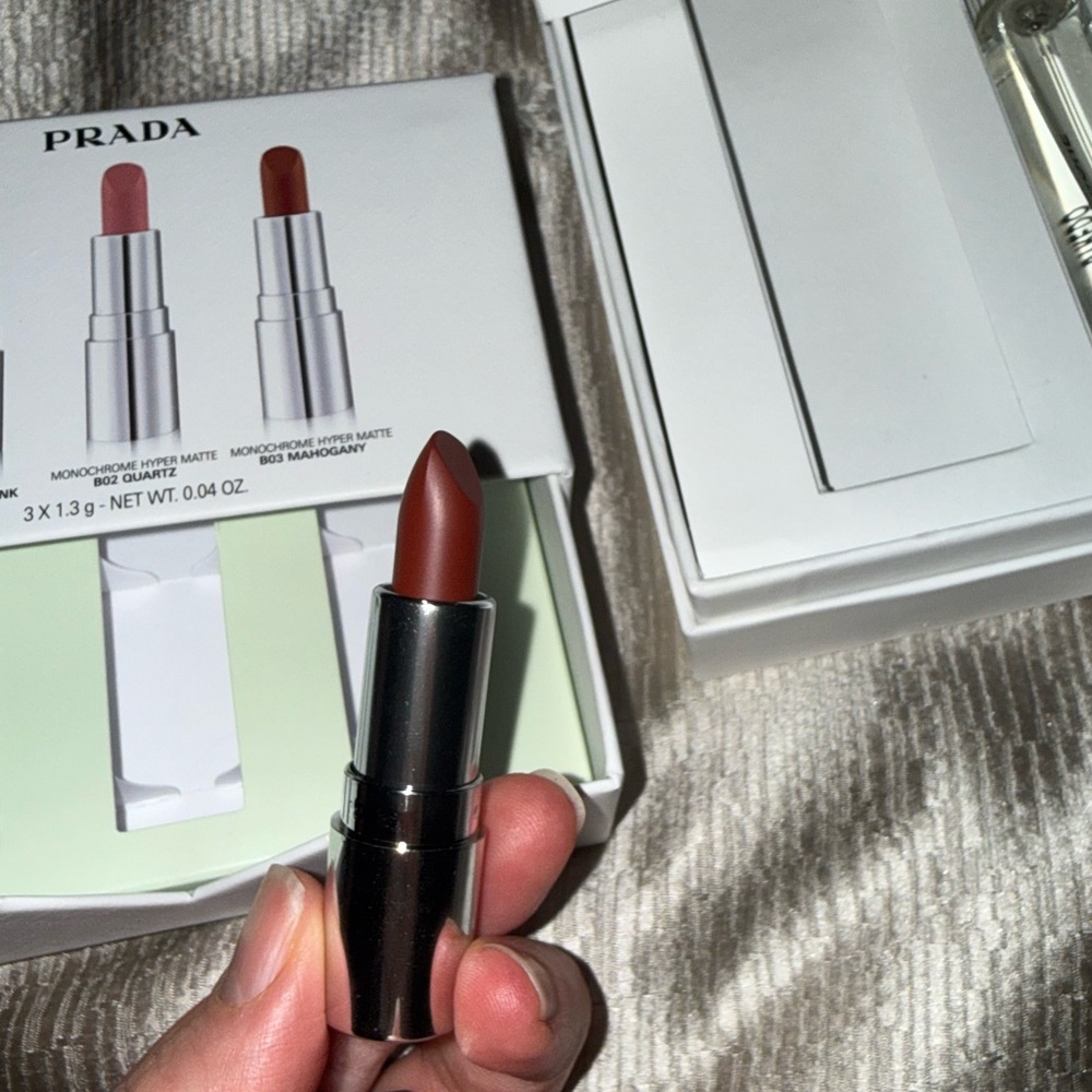 Byredo Bal D’Afrique, Mojave Ghost Travel Perfumes and Prada lipstick - Picture 8 of 10